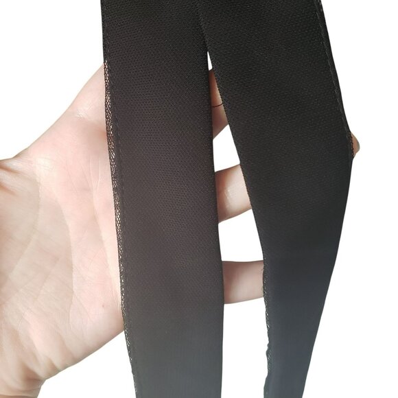 Jean Paul Gaultier x OVS Black White Checker Sequin Tie Neck Top Blouse - Picture 6 of 12